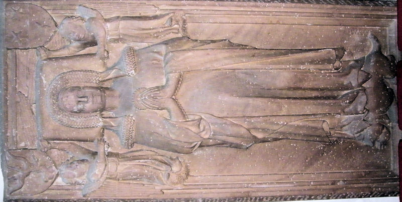 Germany Hirschhorn - Ersheimer Chapel St Nazarius and Celsus Margarete von Erbach 1383 wife of Engelhard von Hirschhorn 1361